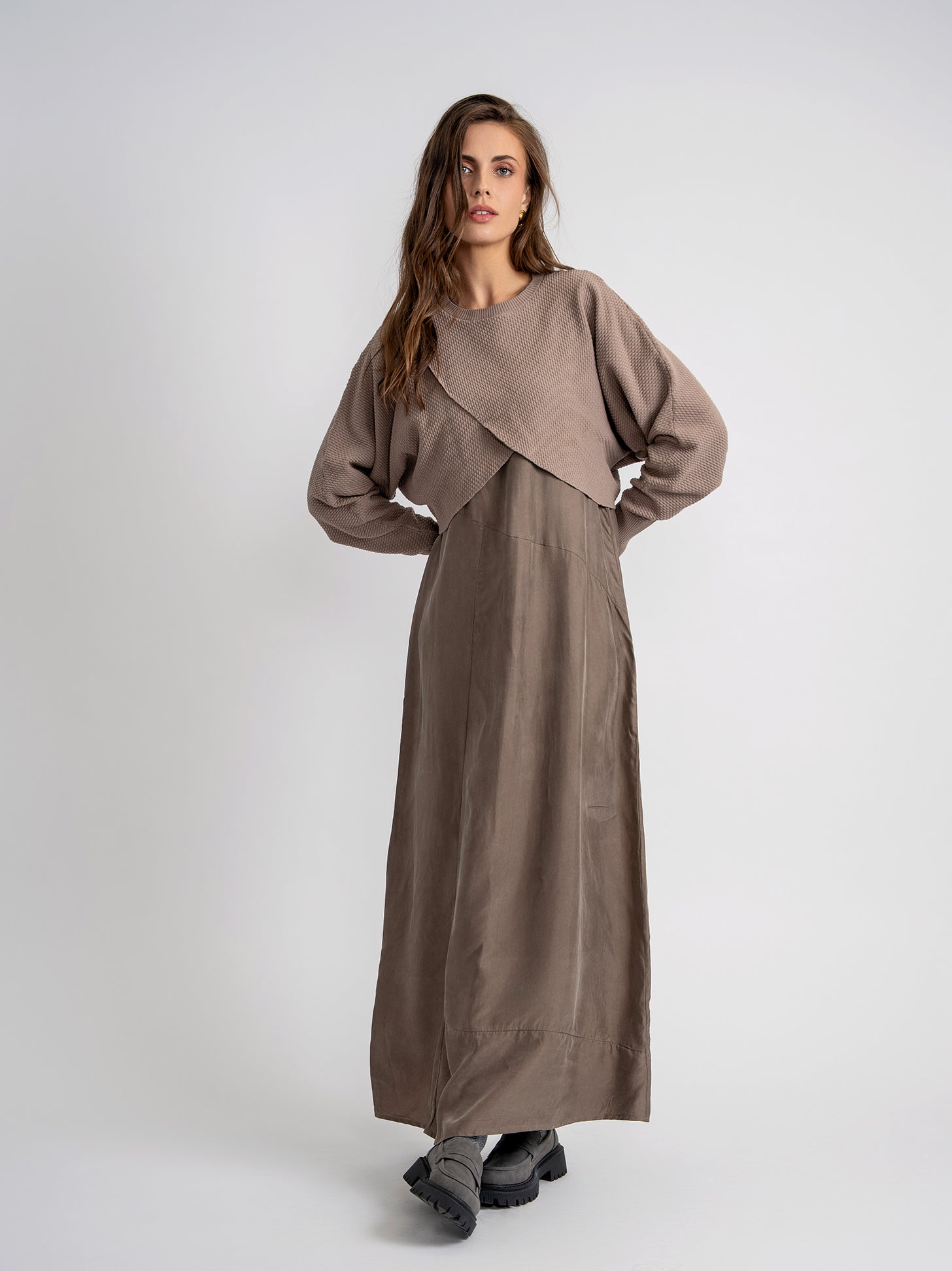 Cupro Jumper in by Noni