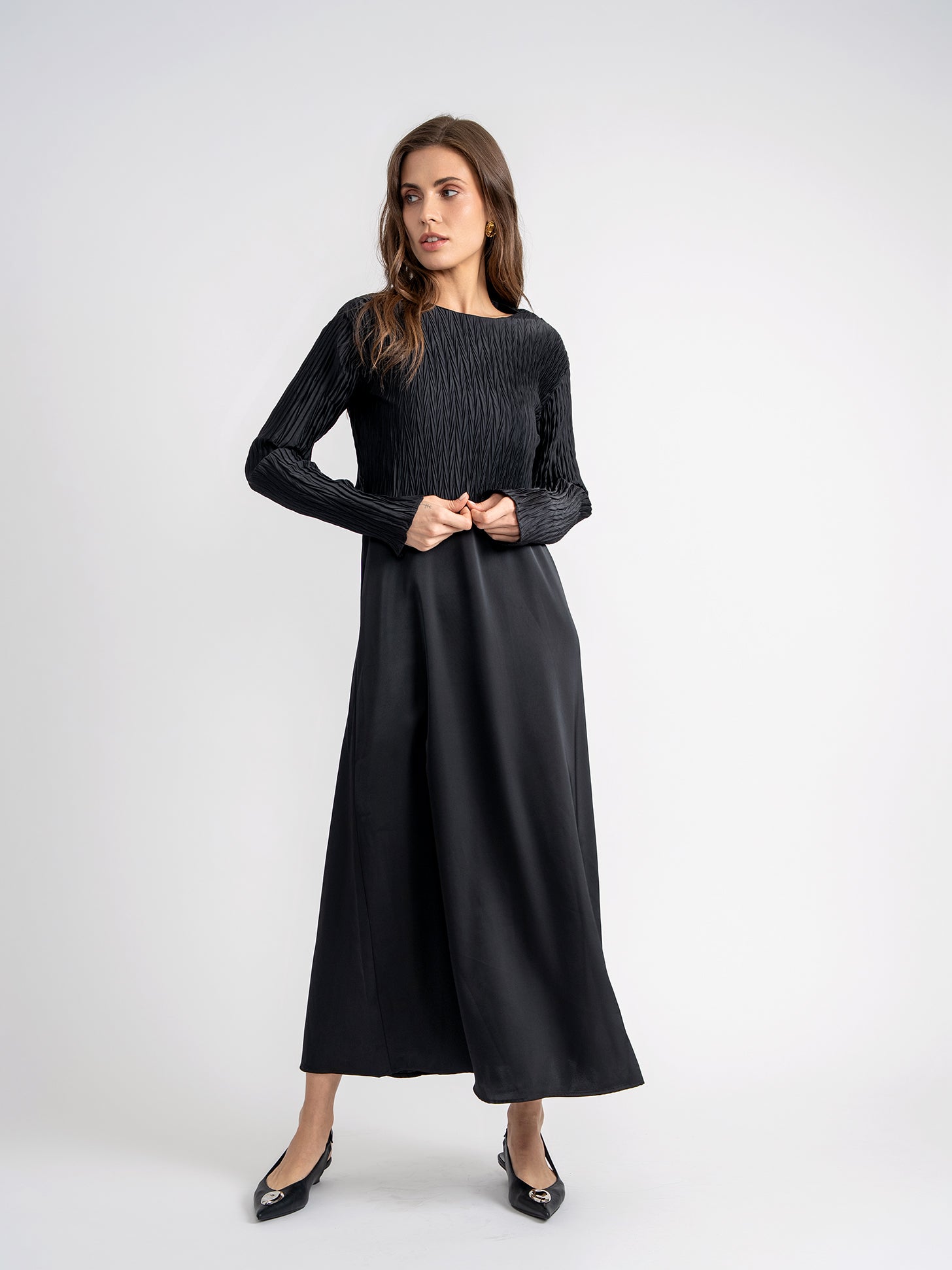 Slip Dress with Cropped Top in by Noni