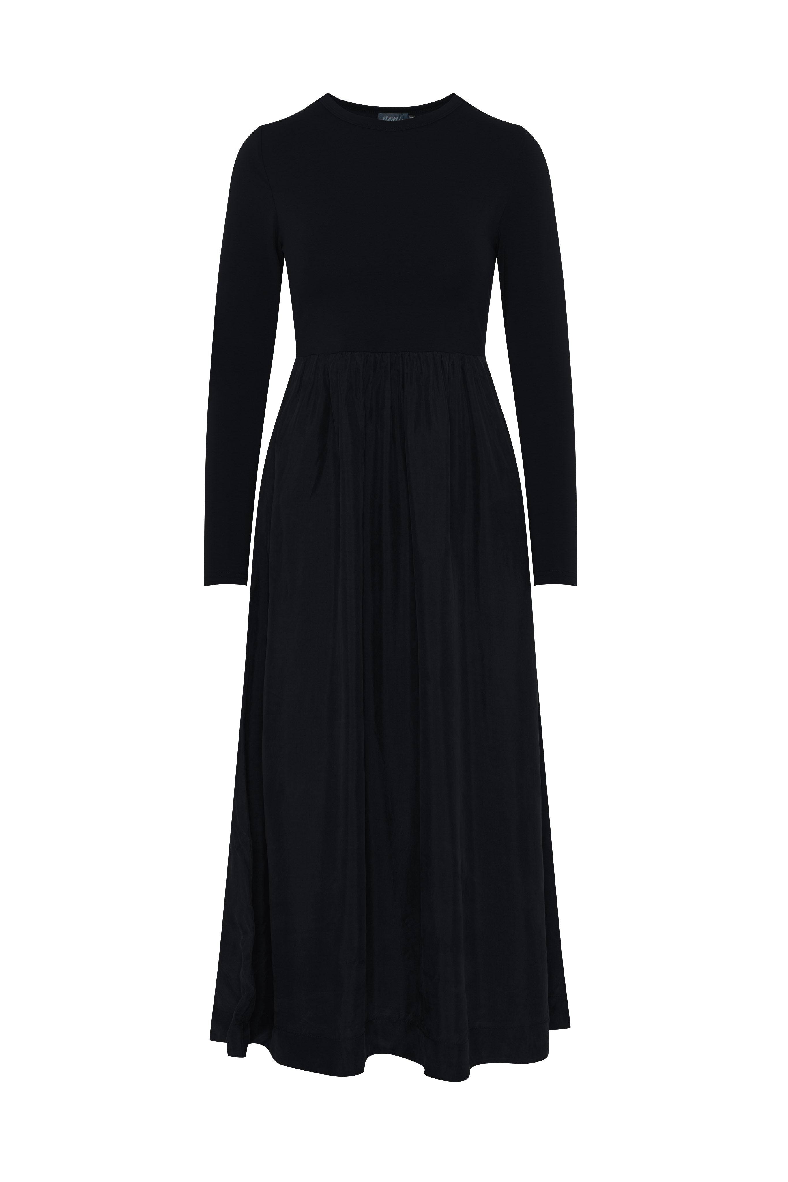 Suede Dress in Black by Noni