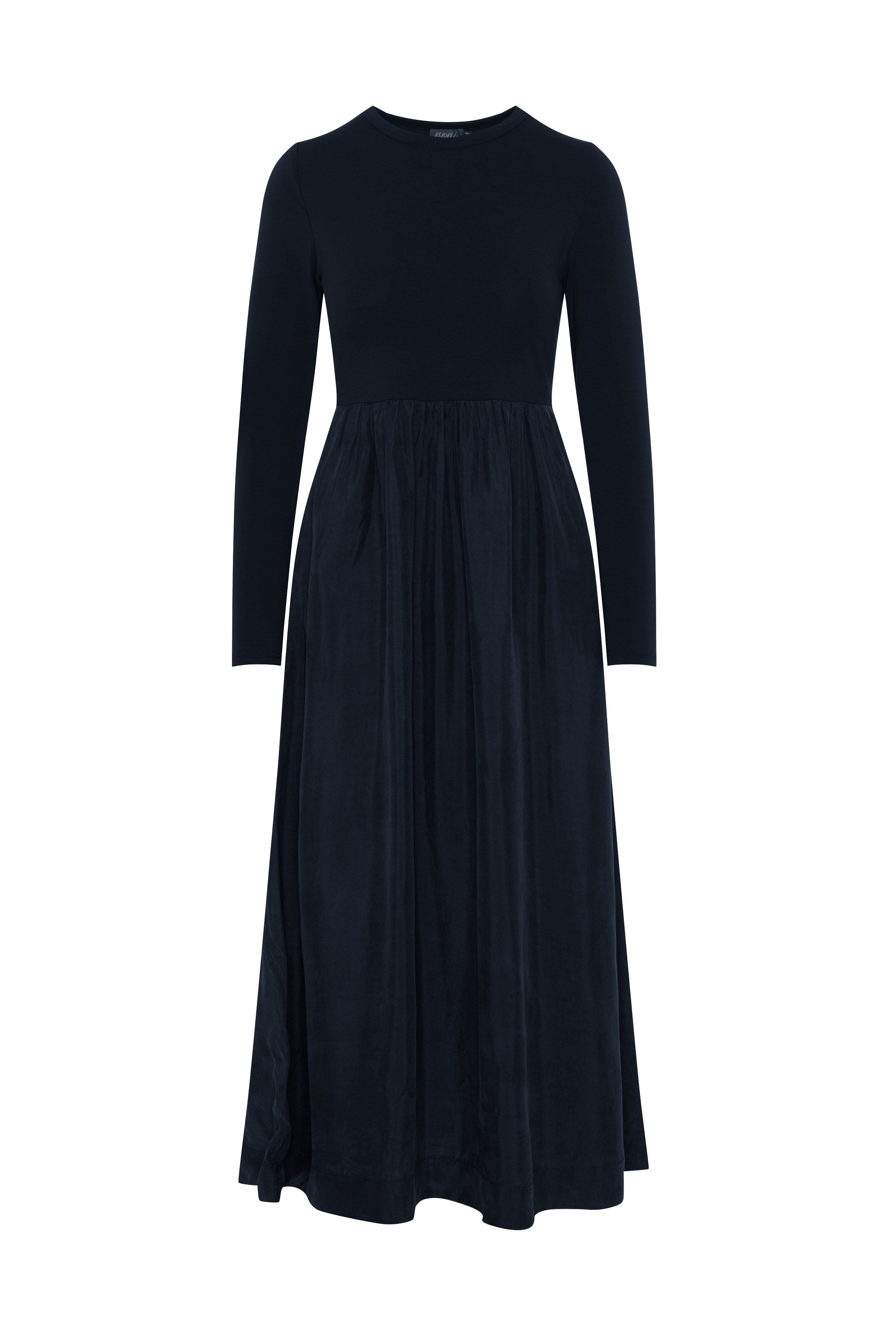 Suede Dress in Midnight Blue by Noni