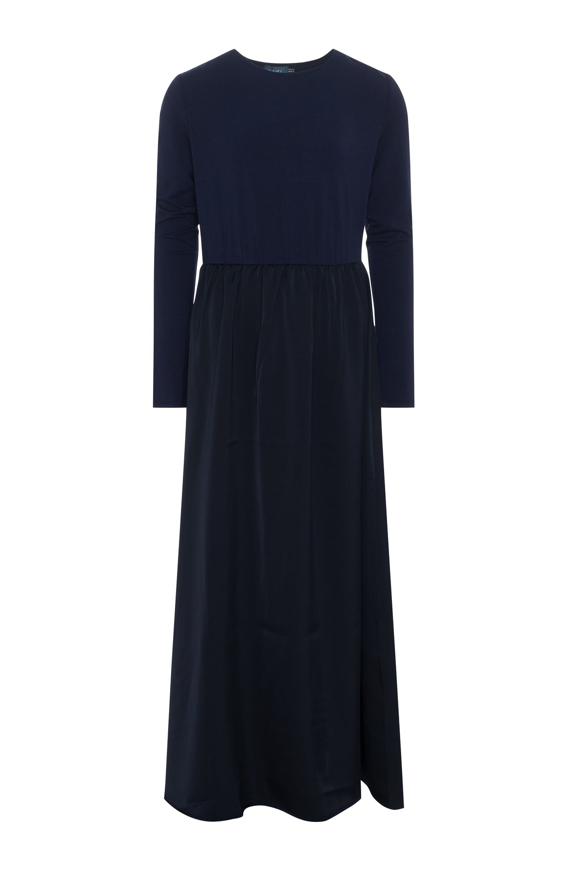 Modal Satin Slip Dress in Navy by Noni