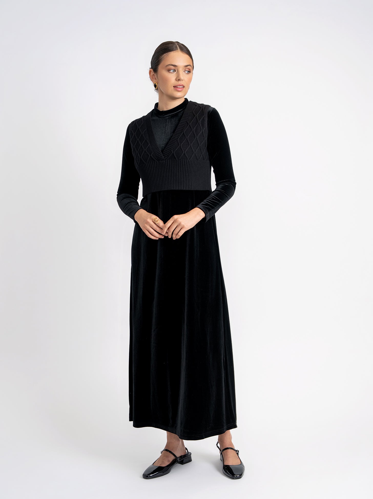 Velour Robe in by Noni