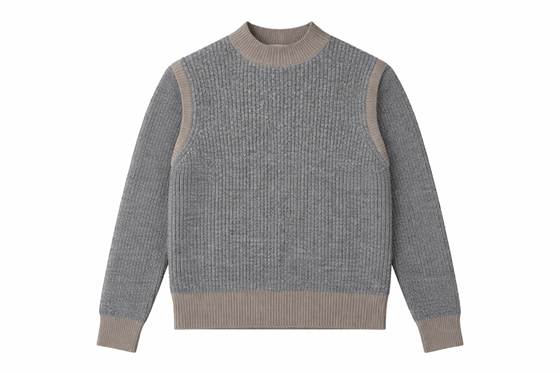 Sweater Vest Combo Look in Grey Mix by Versatile