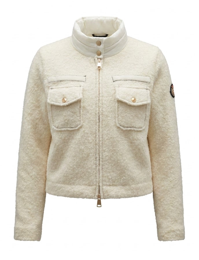 Boucle Knit Quilt Sweater