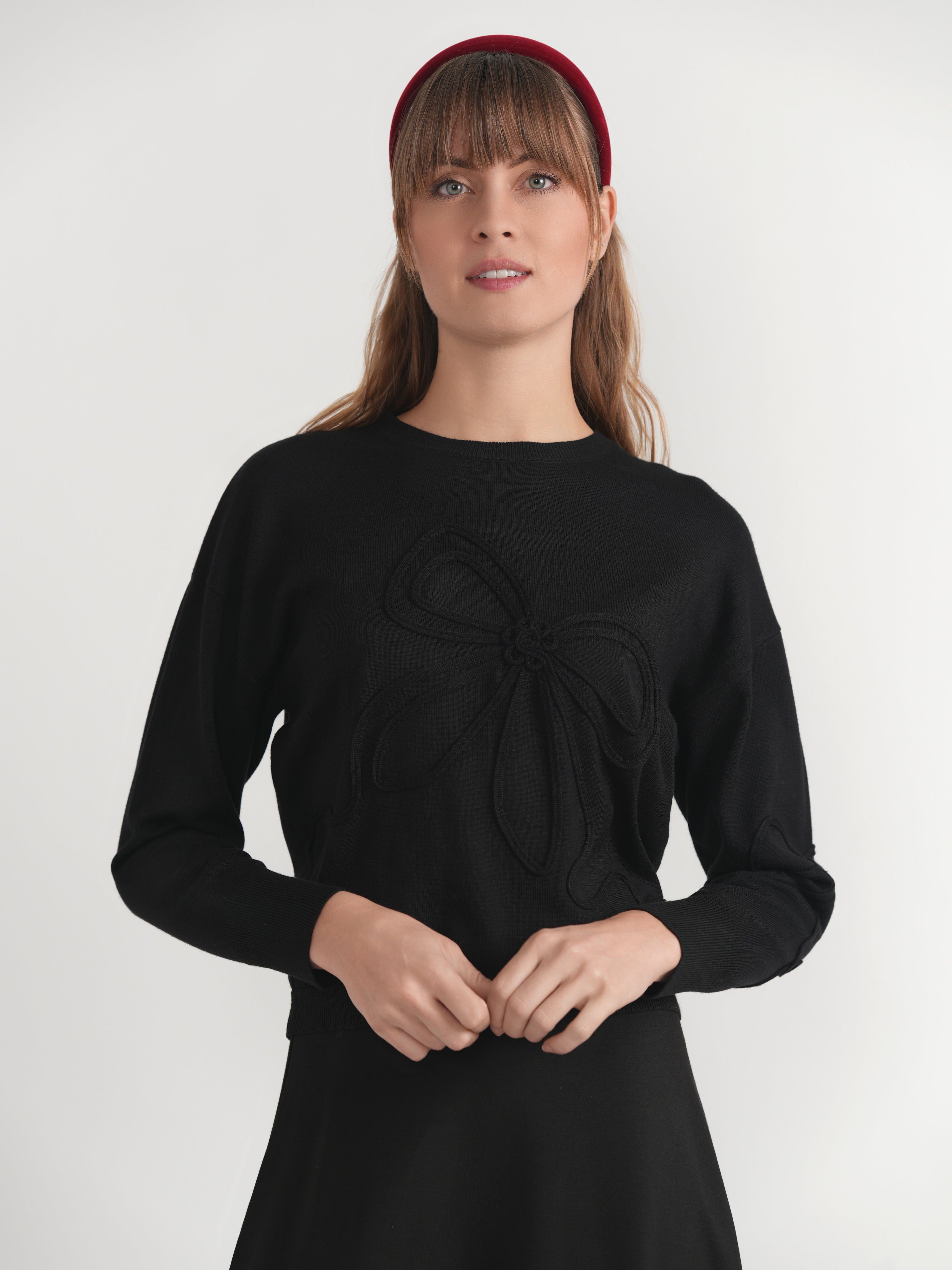 Applique Sweater in by Birch