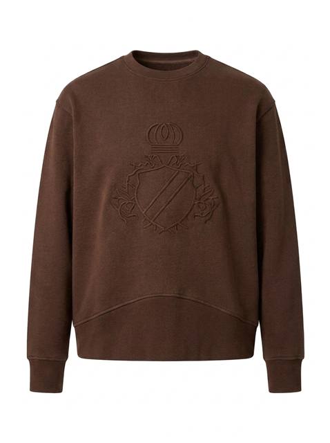 Ribbed Sweatshirt in Chocolate by Spades
