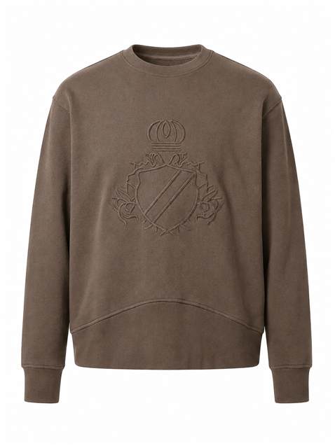 Ribbed Sweatshirt in Mocha by Spades