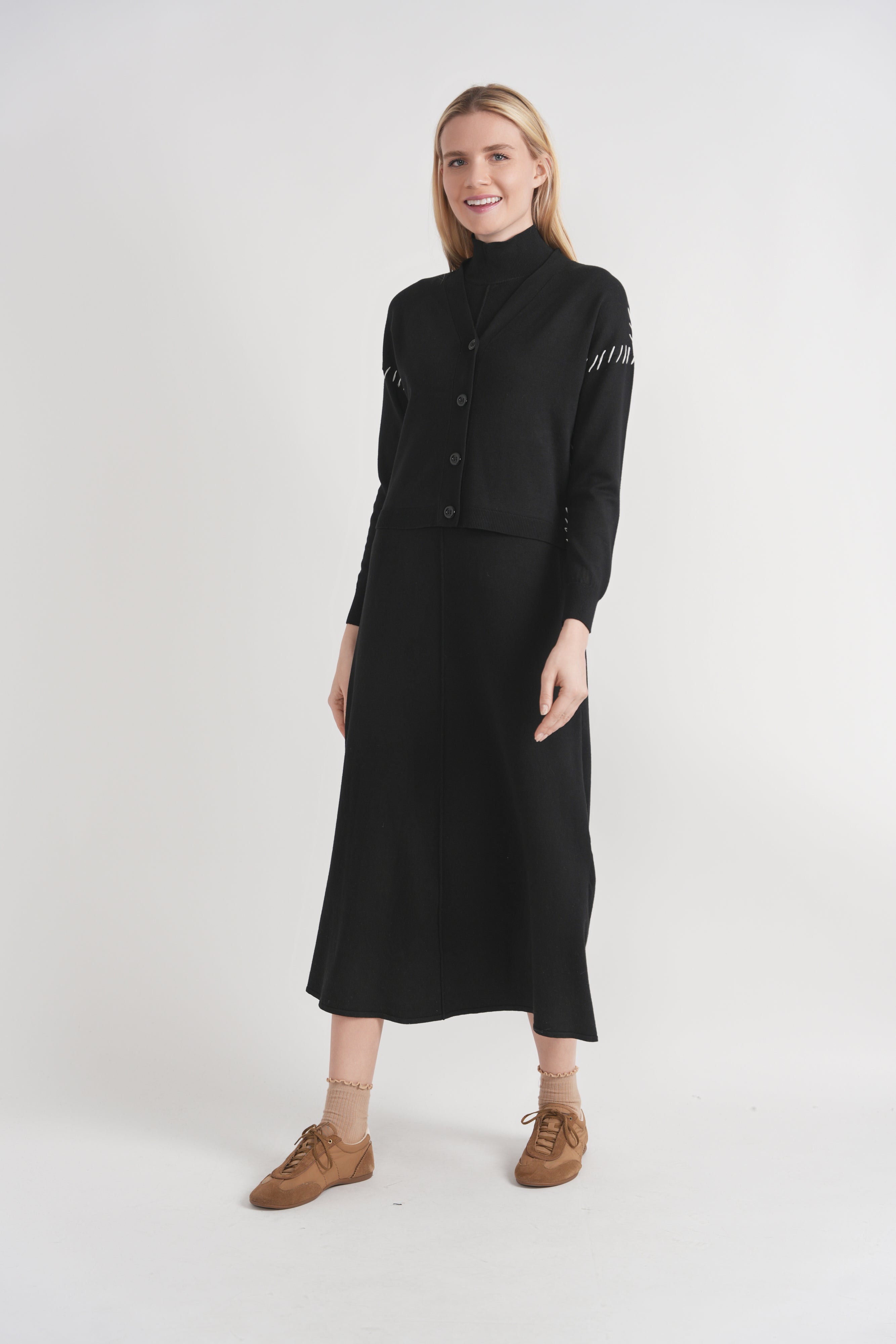 Knit Midi Set in by MiuMax