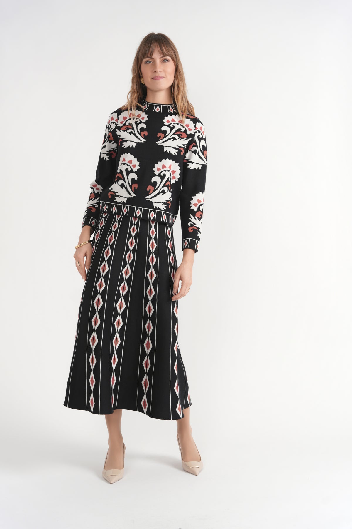 Jacquard Midi Set