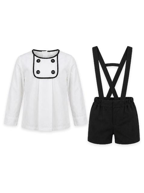 Overall Set in Black by Clô