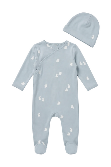 Bunnies Print footie