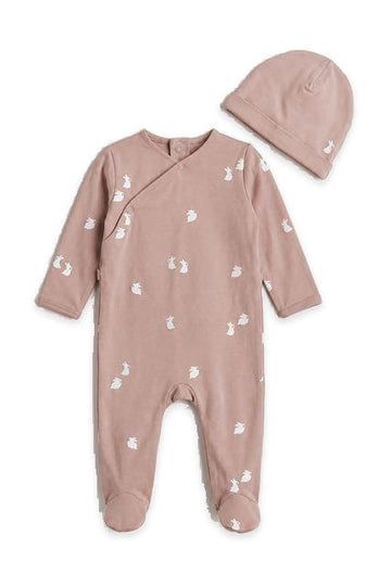 Bunnies Print footie