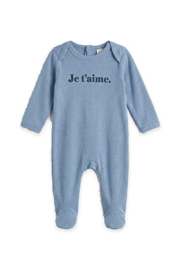 Je T'aime Print Footie