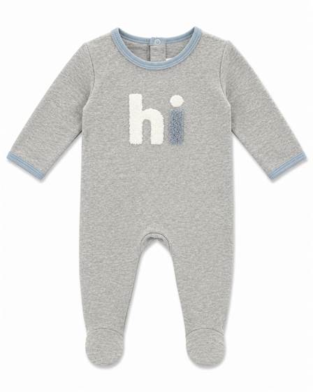 Hi Hook Stitch Footie in by Fragile