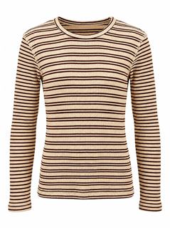 Striped Rib Top in by FYI