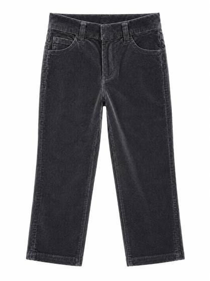 Stretch Corduroy Pants in Charcoal by FYI
