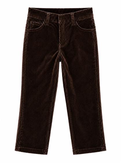 Stretch Corduroy Pants in Chocolate by FYI