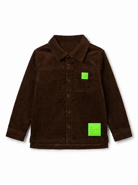Corduroy Shirt in Chocolate by FYI