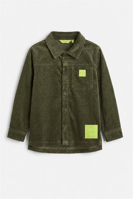 Corduroy Shirt in Olive by FYI