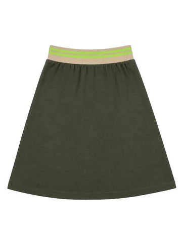 Pull-On French Terry Skirt
