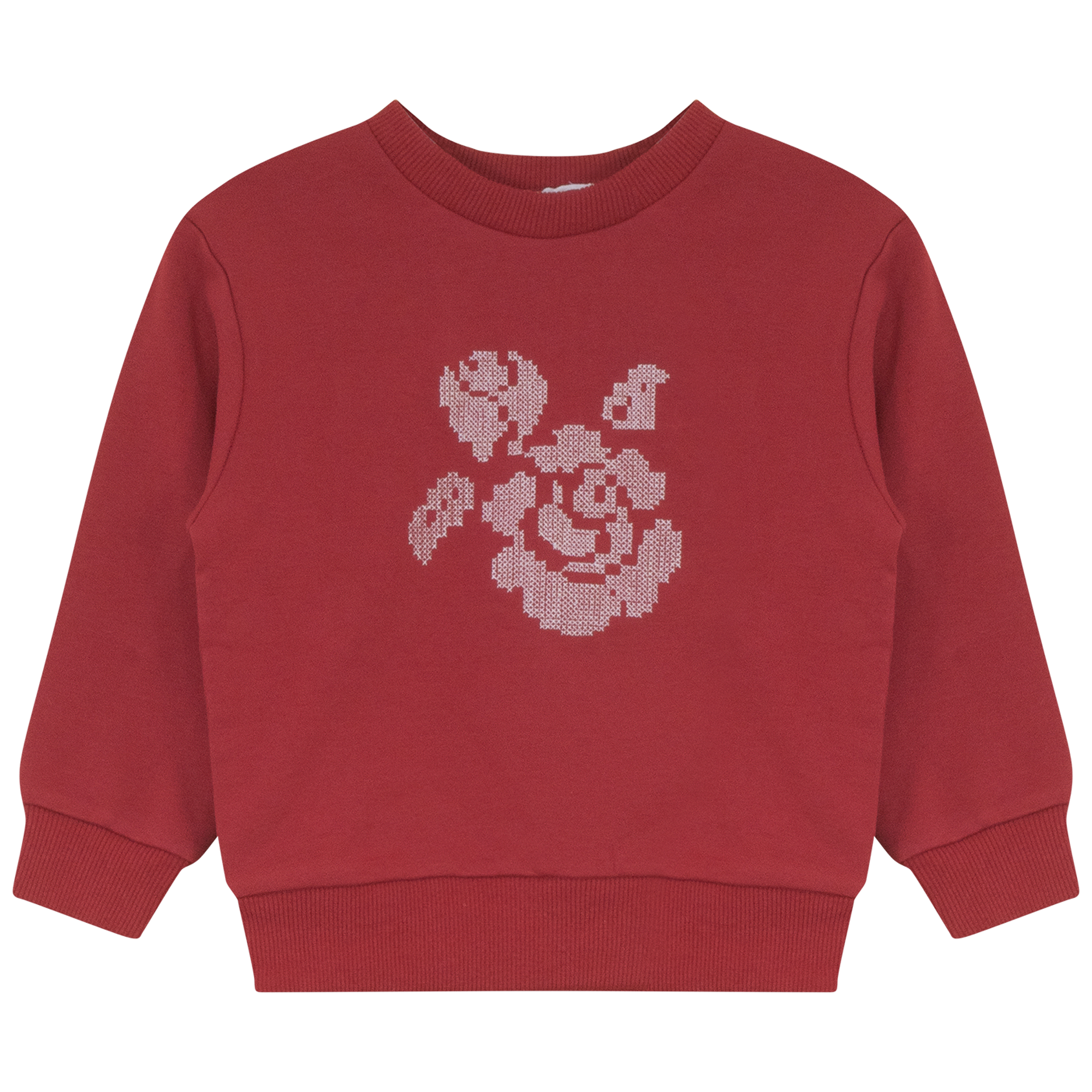 French Fleece Sweatshirt in Burgundy by FYI
