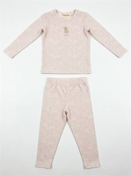 Leaves & Sheep Print Set in Vanilla Rosette by Fragile Red Stripe