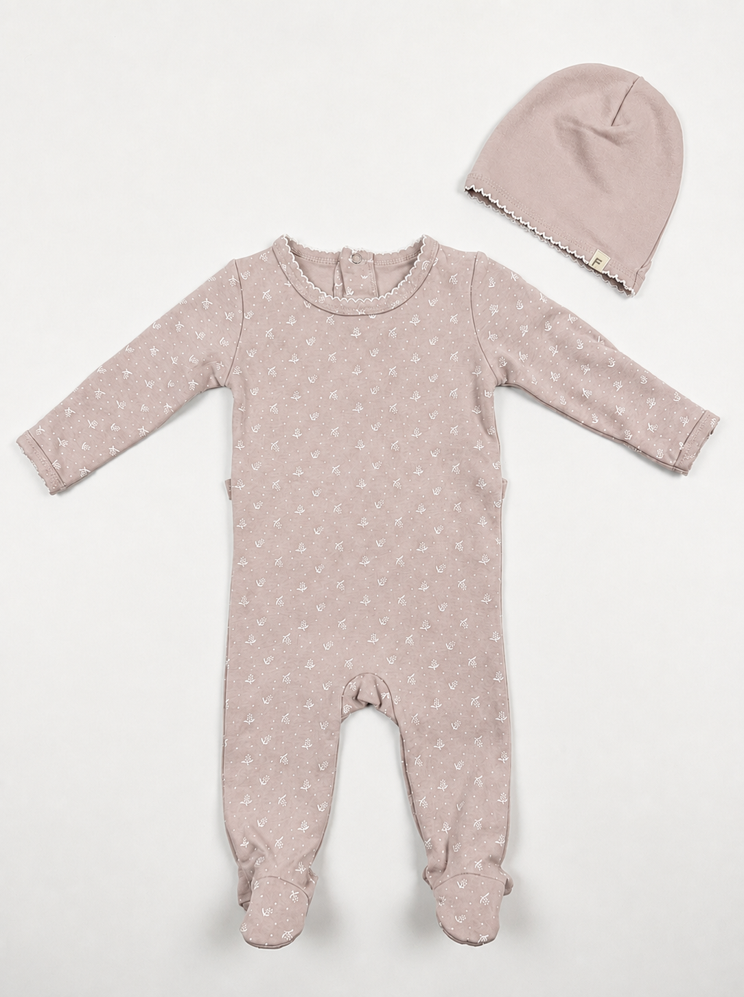 Printed Footie in Primrose by Fragile