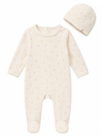 Printed Velour Footie