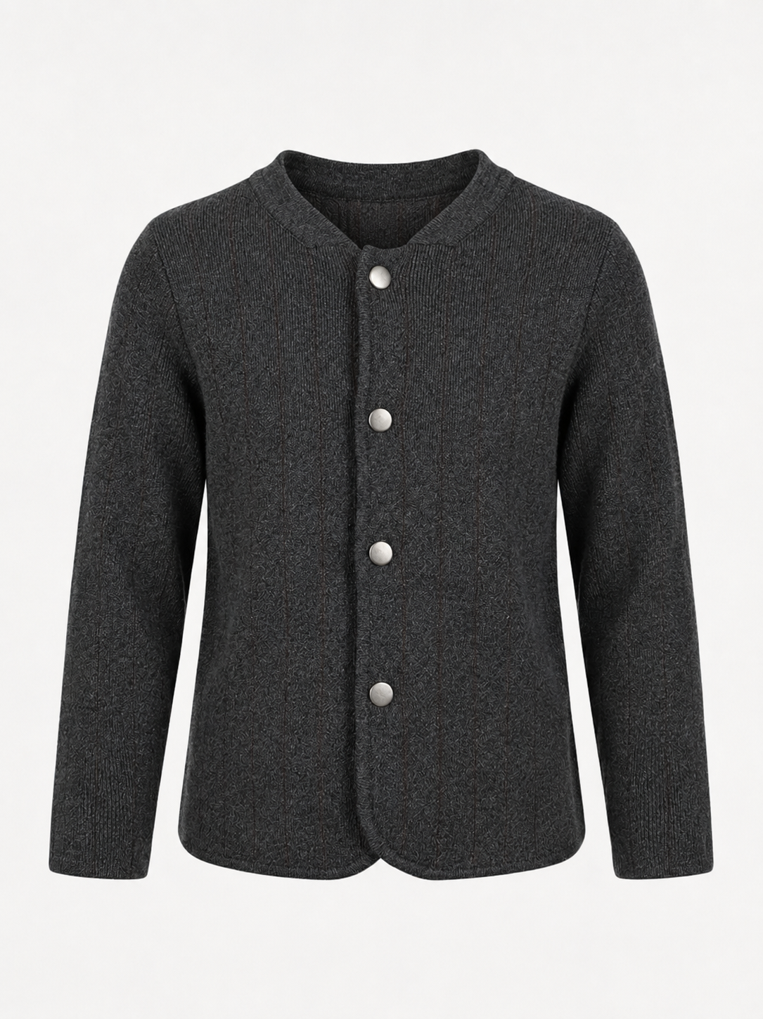 Striped Knit Button Cardigan in by Clô