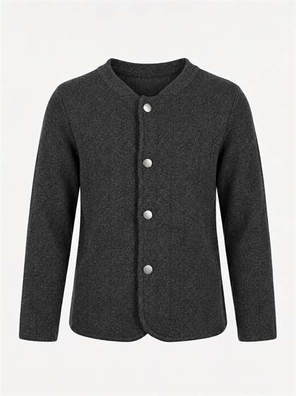 Striped Knit Button Cardigan in by Clô