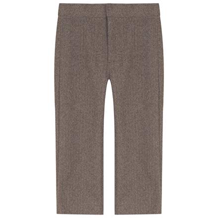 Woven Dress Pant in Chocolate by Charlotte & George
