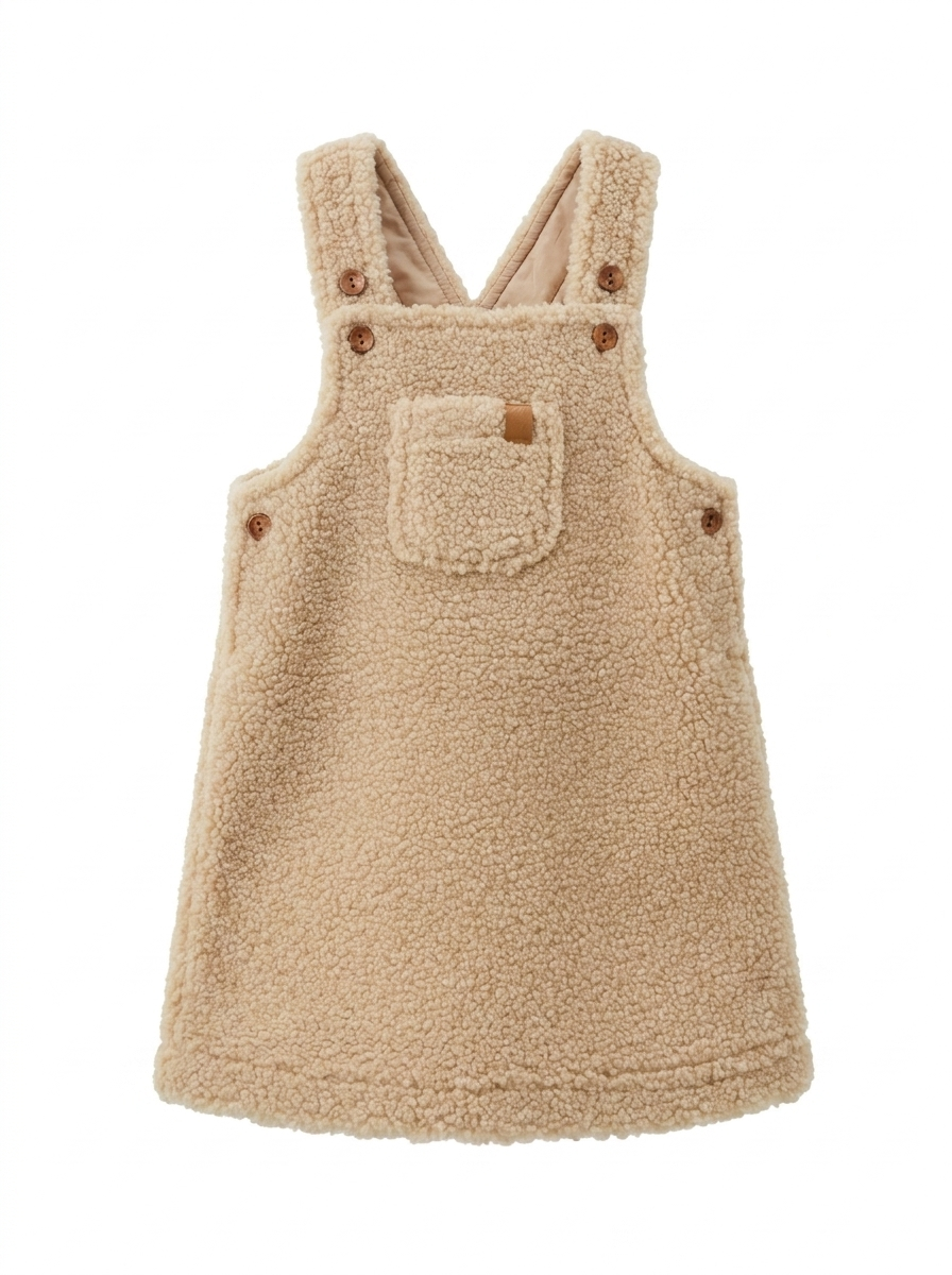 Shearling Faux Fur Jumper in Gravel by J'taime +1