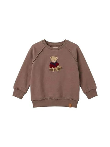 Hook Stitch Bear Sweatshirt