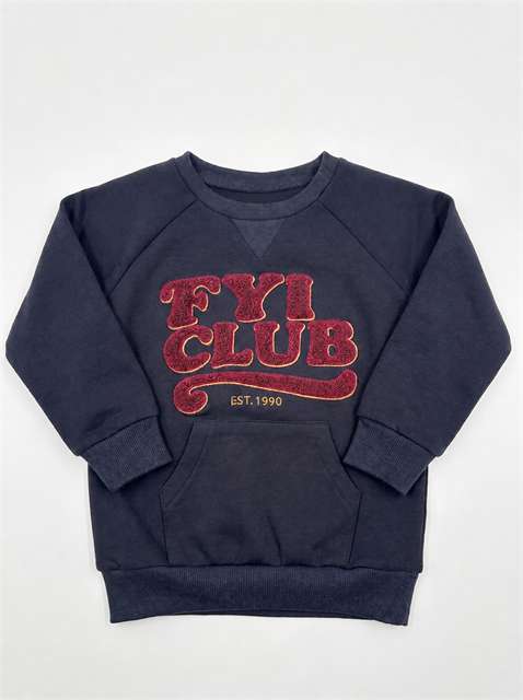 FYI Club Sweatshirt in Navy by FYI
