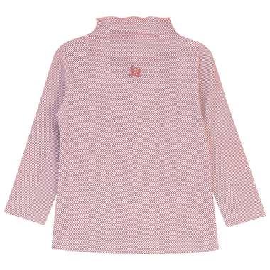 Herringbone Funnel Neck Top in by Charlotte & George