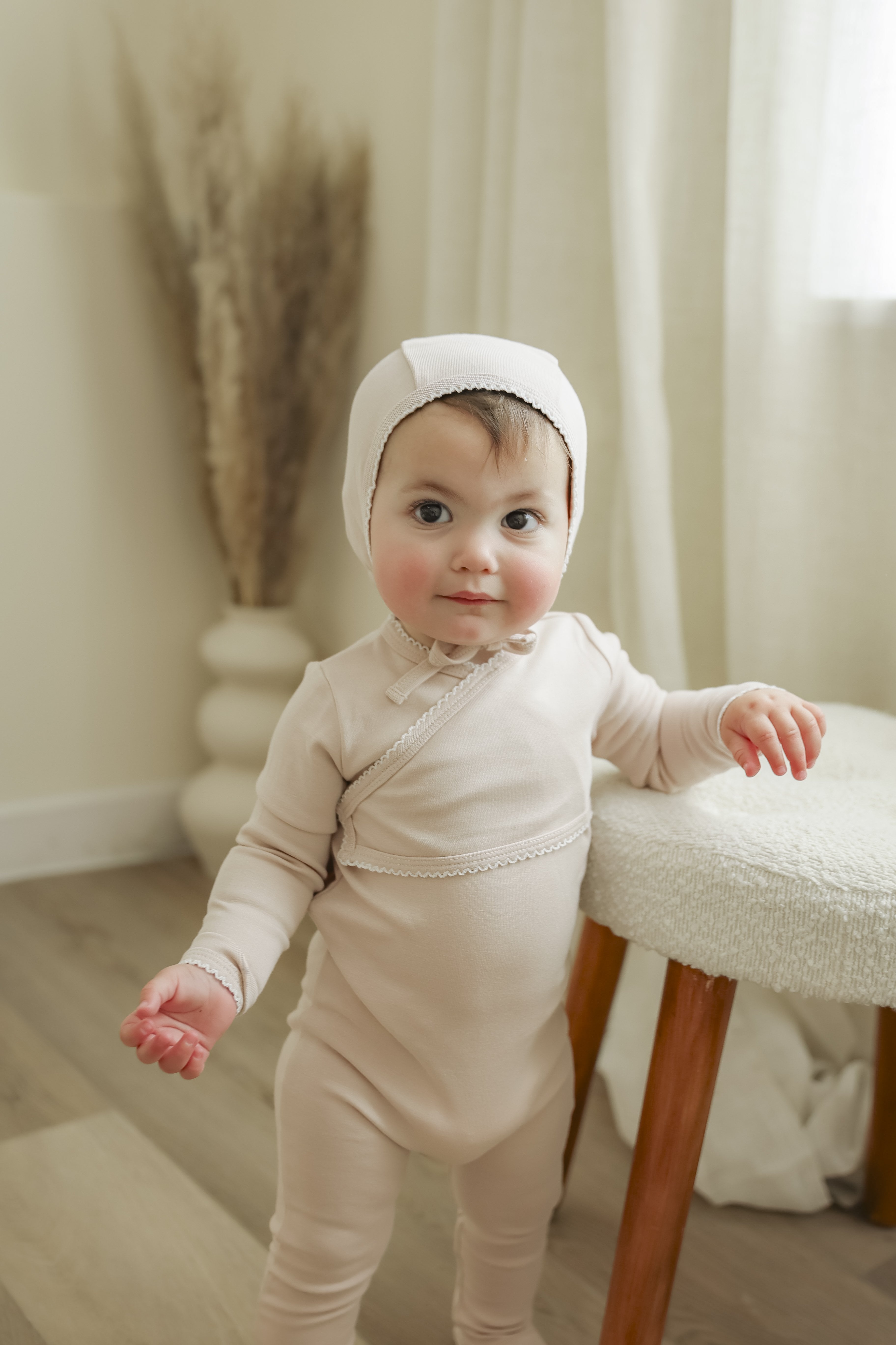 Bamboo Wrap Footie in by Little Fragile