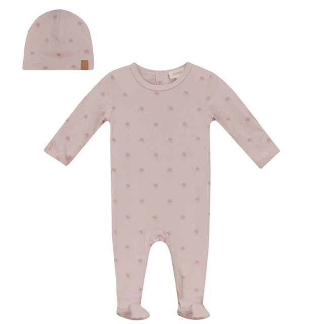 Printed Footie in Primrose by J'taime +1