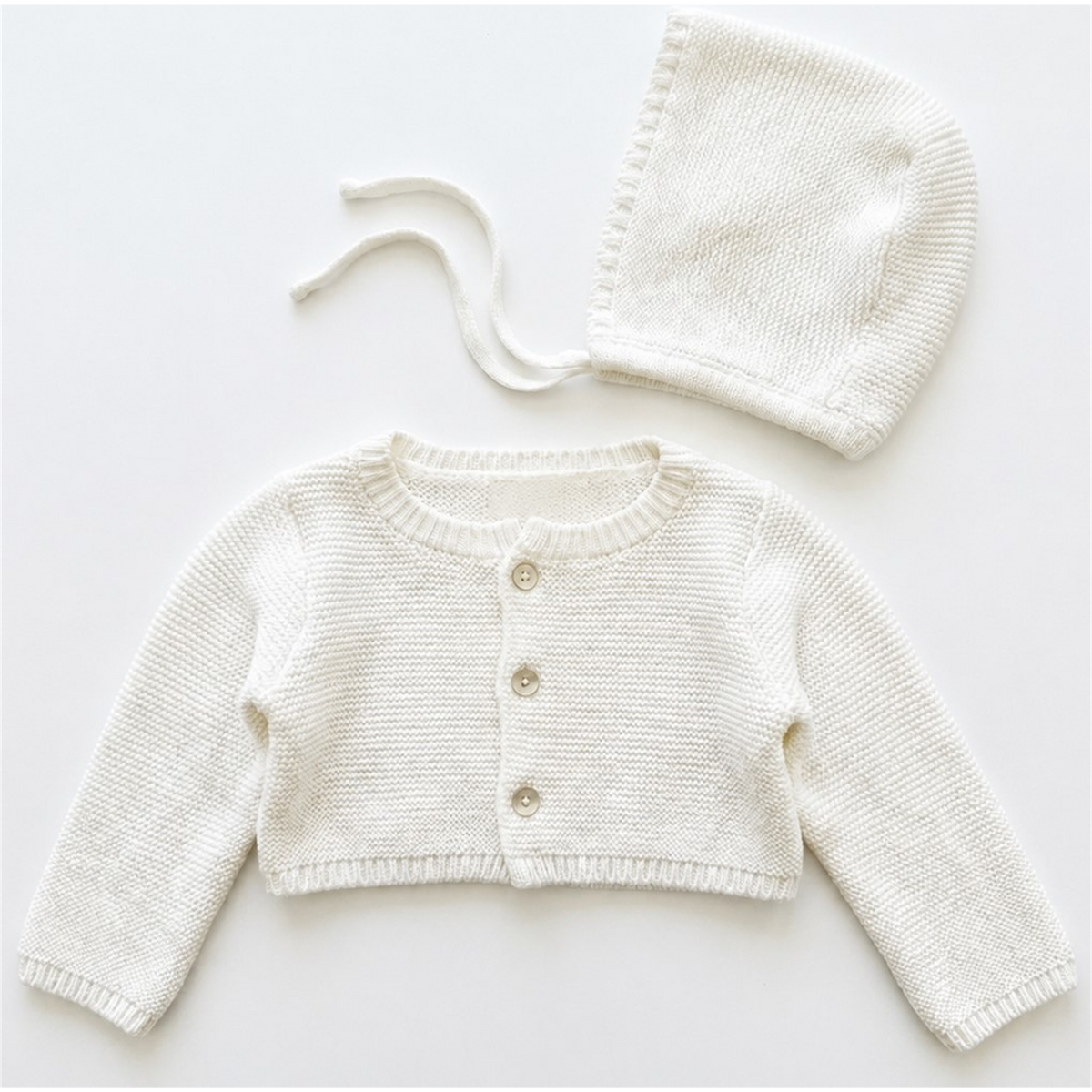 Knit Cardigan set in Powder by J'taime +1