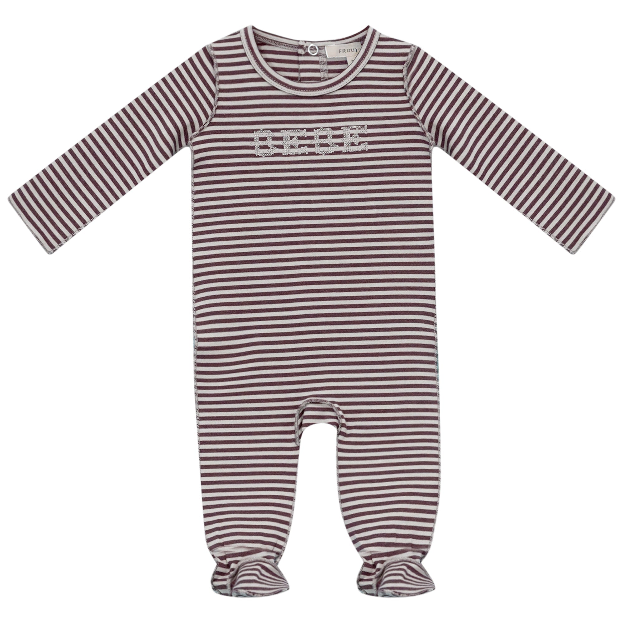 Stripe Footie in by Fragile