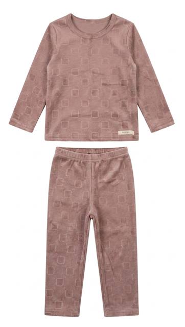 Embossed Velour 2-Piece Set