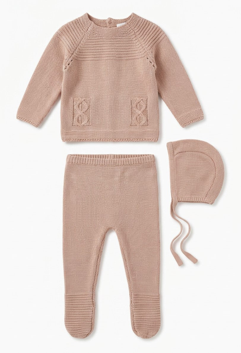 Knit 3-Piece Set
