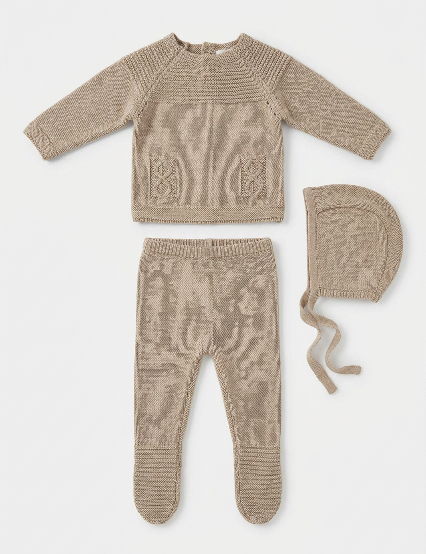 Knit 3-Piece Set