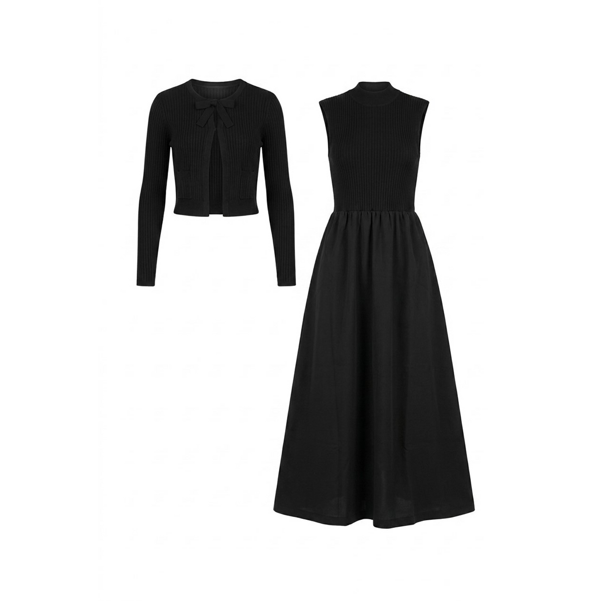 Jumper Set in Black by Legend