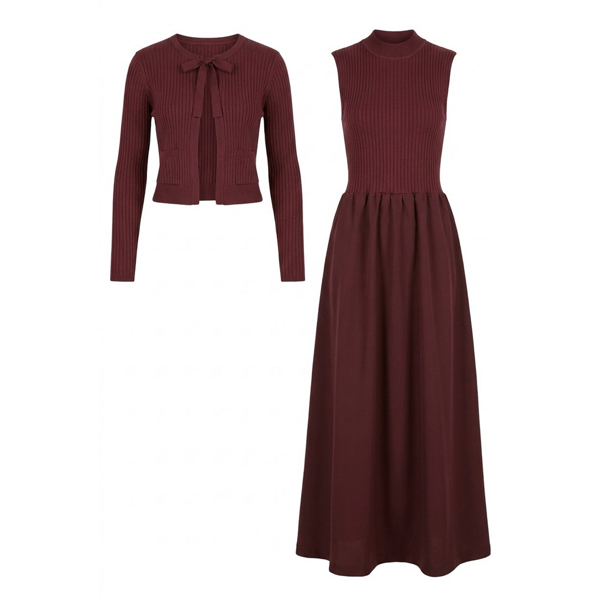 Jumper Set in Burgundy by Legend