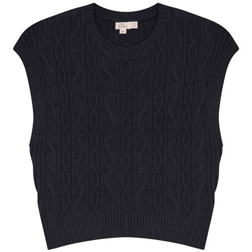 Cable Knit Crop Vest in by Legend