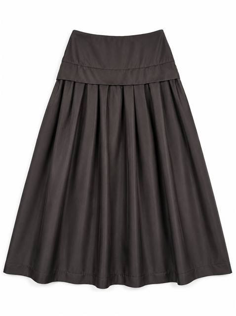 Skirt With Chain Trim in Black by Urban