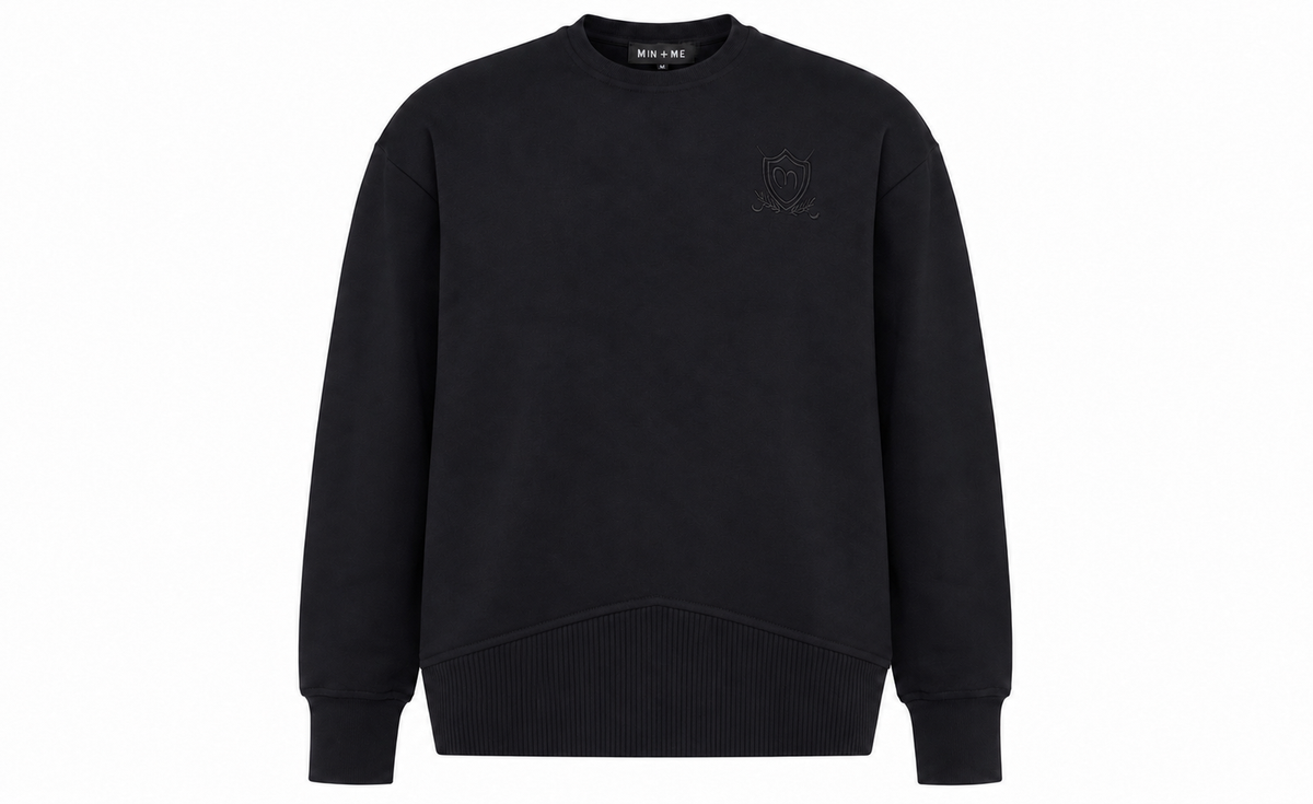 Maternity Sweatshirt in Black by Mini + Me