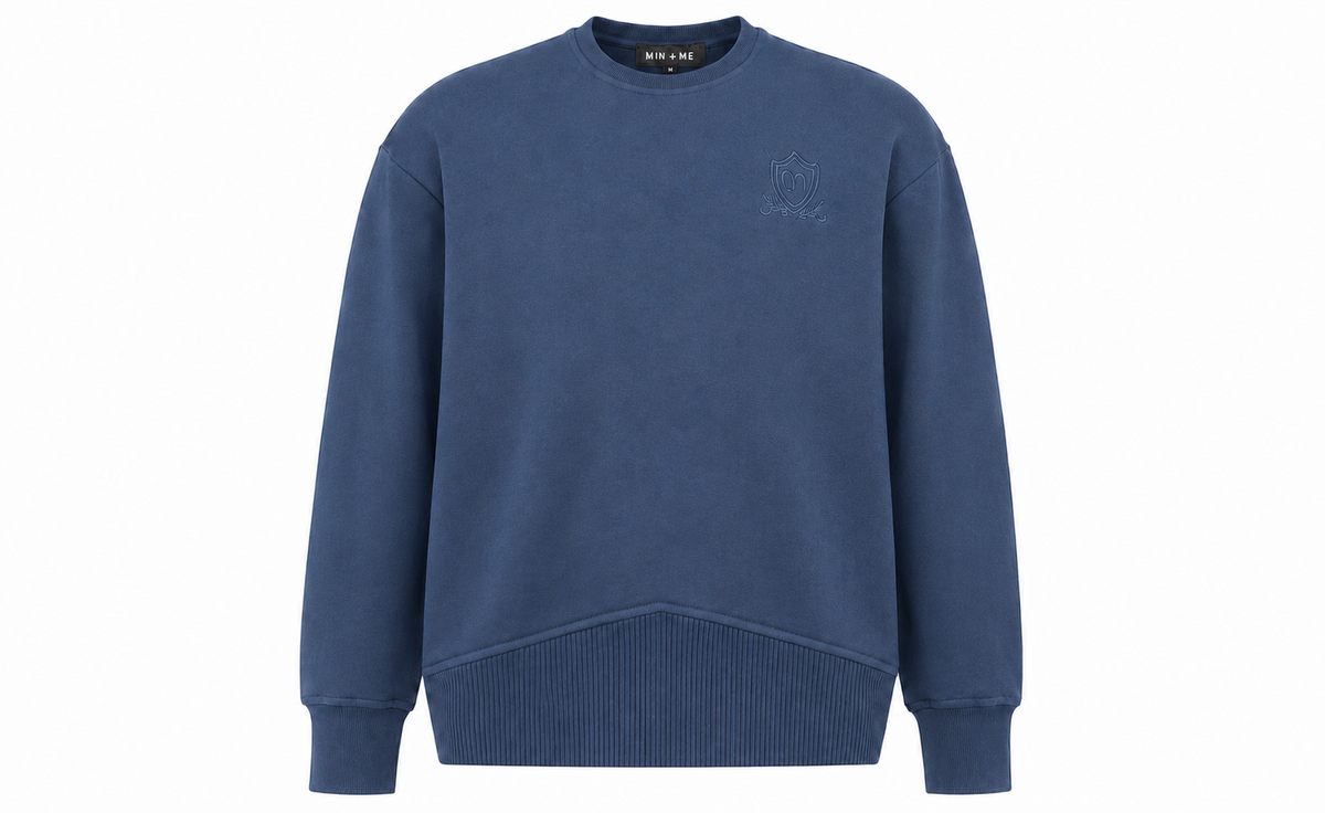 Maternity Sweatshirt in Dark Denim by Mini + Me