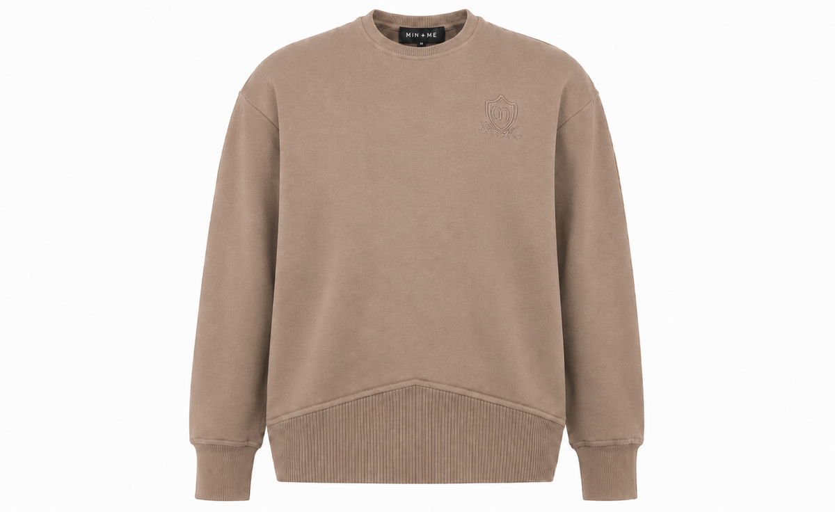 Maternity Sweatshirt in Mocha by Mini + Me