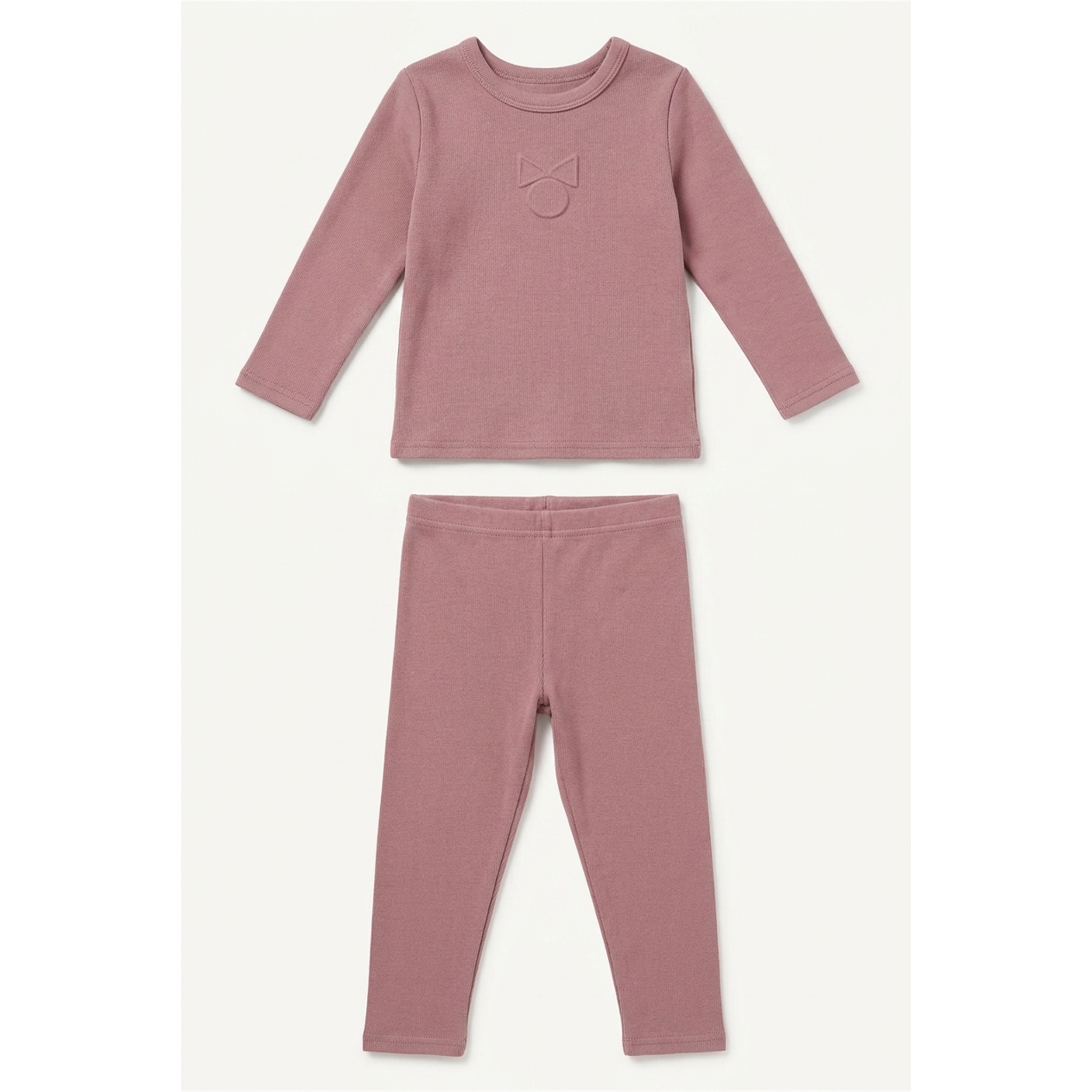 Bow Tie Puff Print Set in Rose by LUX Regular